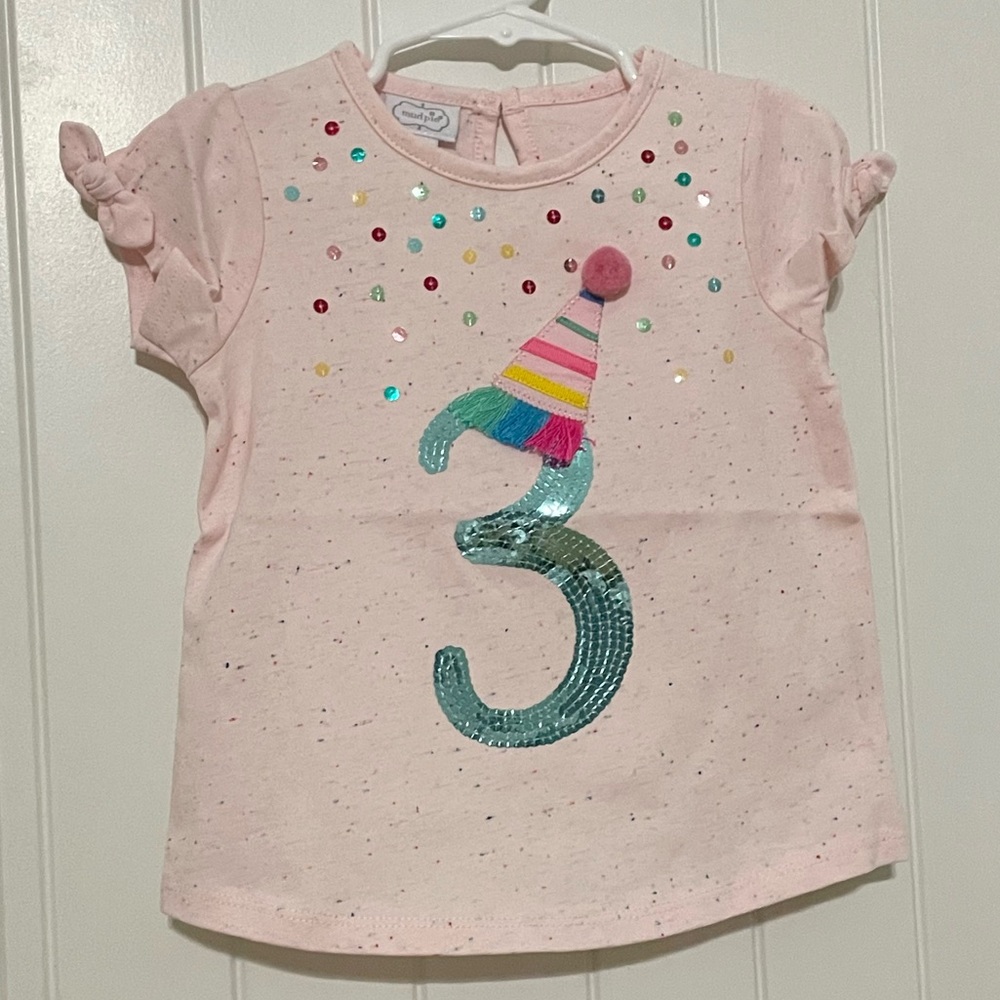 MUD PIE 3RD BIRTHDAY TEE 🎉